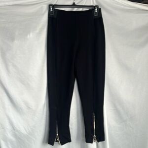 Artex fashion high waisted skinny leg zipper bottom dress pants